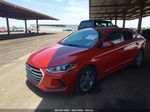 2018 Hyundai Elantra Sel Red vin: 5NPD84LF2JH368444