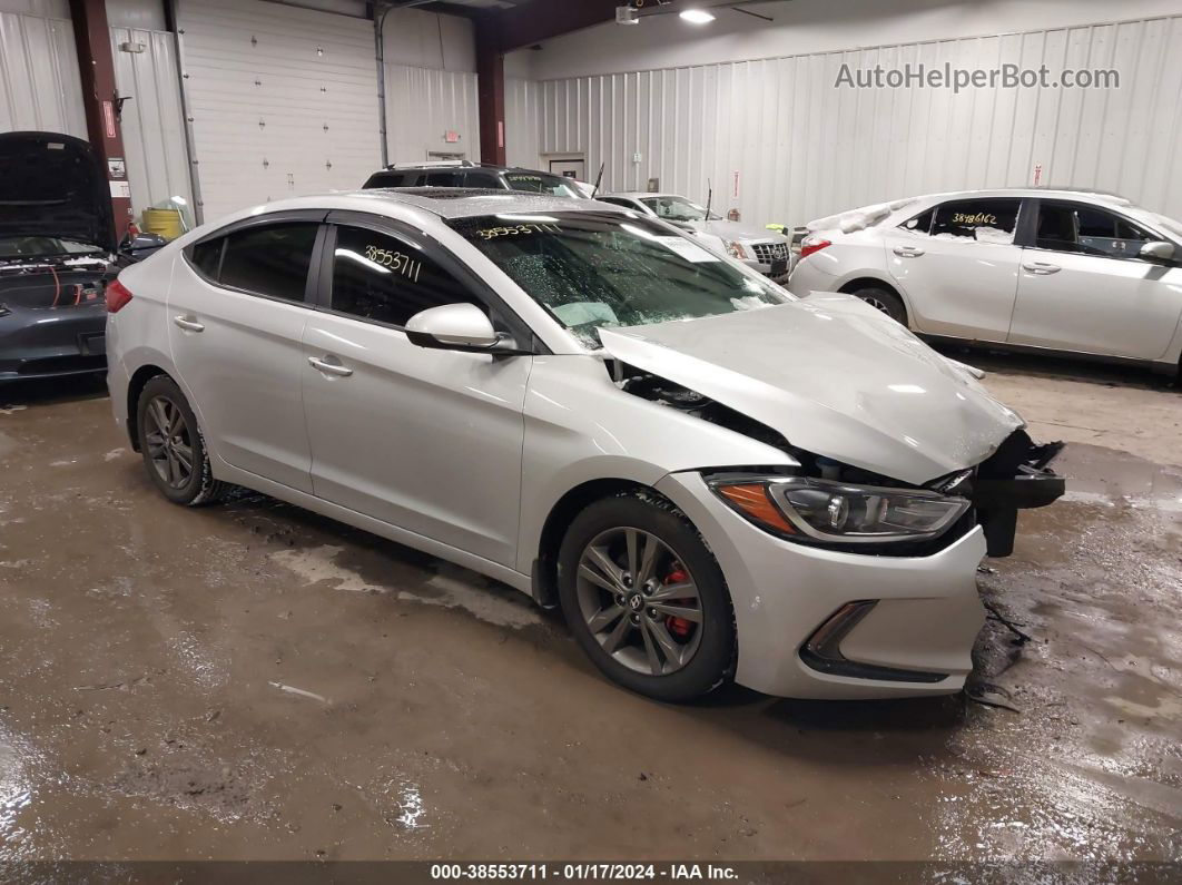 2018 Hyundai Elantra Value Edition Silver vin: 5NPD84LF2JH369917