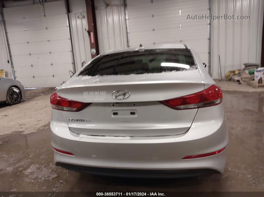 2018 Hyundai Elantra Value Edition Silver vin: 5NPD84LF2JH369917