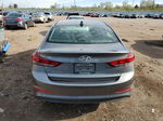 2018 Hyundai Elantra Sel Gray vin: 5NPD84LF2JH401782