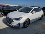 2019 Hyundai Elantra Sel White vin: 5NPD84LF2KH410578