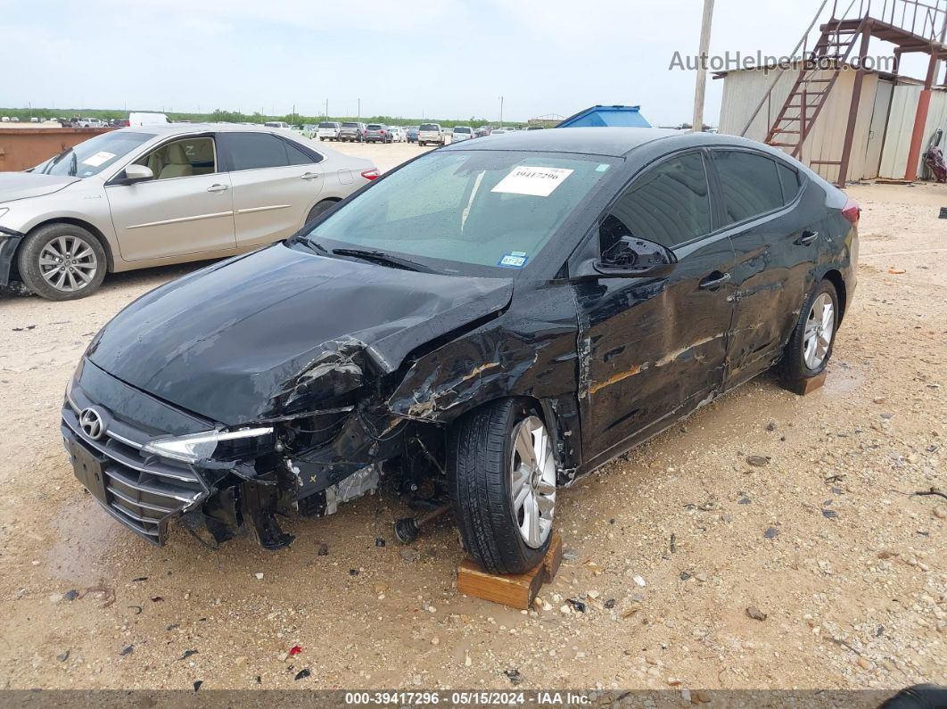 2019 Hyundai Elantra Sel Black vin: 5NPD84LF2KH415148