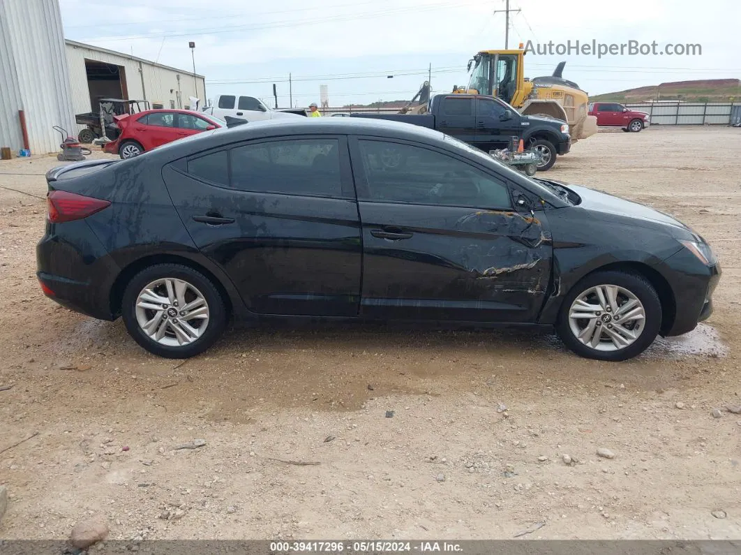 2019 Hyundai Elantra Sel Black vin: 5NPD84LF2KH415148