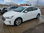 2019 Hyundai Elantra Sel White vin: 5NPD84LF2KH426893