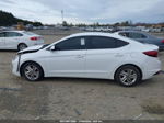 2019 Hyundai Elantra Sel White vin: 5NPD84LF2KH429552