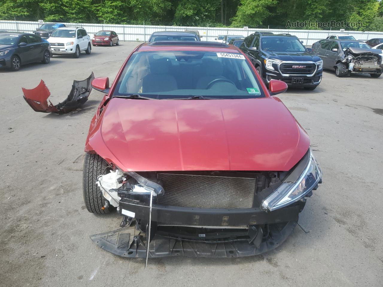 2019 Hyundai Elantra Sel Red vin: 5NPD84LF2KH440308