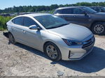 2019 Hyundai Elantra Sel Silver vin: 5NPD84LF2KH449431