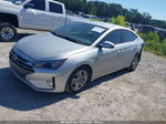 2019 Hyundai Elantra Sel Silver vin: 5NPD84LF2KH449431