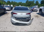 2019 Hyundai Elantra Sel Silver vin: 5NPD84LF2KH449431