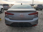 2019 Hyundai Elantra Sel Gray vin: 5NPD84LF2KH487502