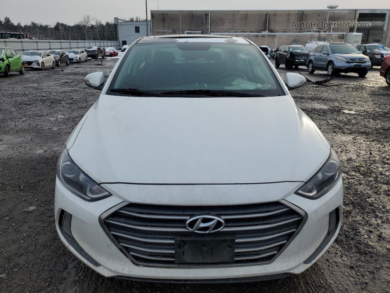 2017 Hyundai Elantra Se Белый vin: 5NPD84LF3HH005063