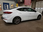 2017 Hyundai Elantra Se White vin: 5NPD84LF3HH005077