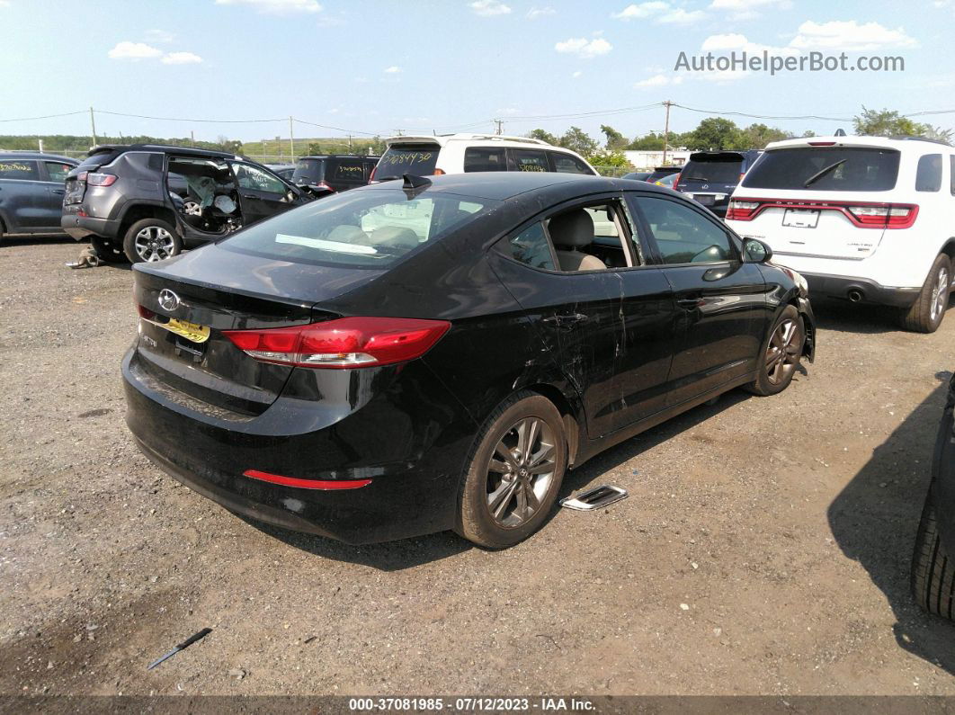 2017 Hyundai Elantra Se Черный vin: 5NPD84LF3HH006908