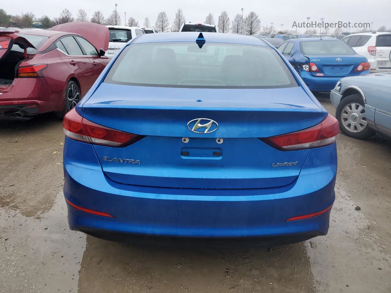 2017 Hyundai Elantra Se Blue vin: 5NPD84LF3HH009131