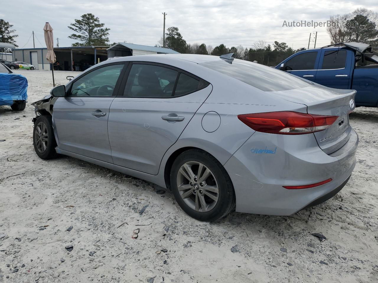 2017 Hyundai Elantra Se Silver vin: 5NPD84LF3HH011817