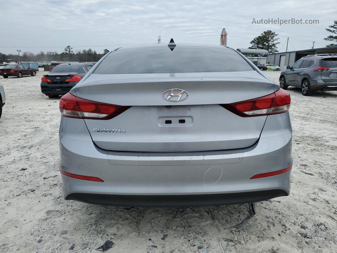 2017 Hyundai Elantra Se Silver vin: 5NPD84LF3HH011817