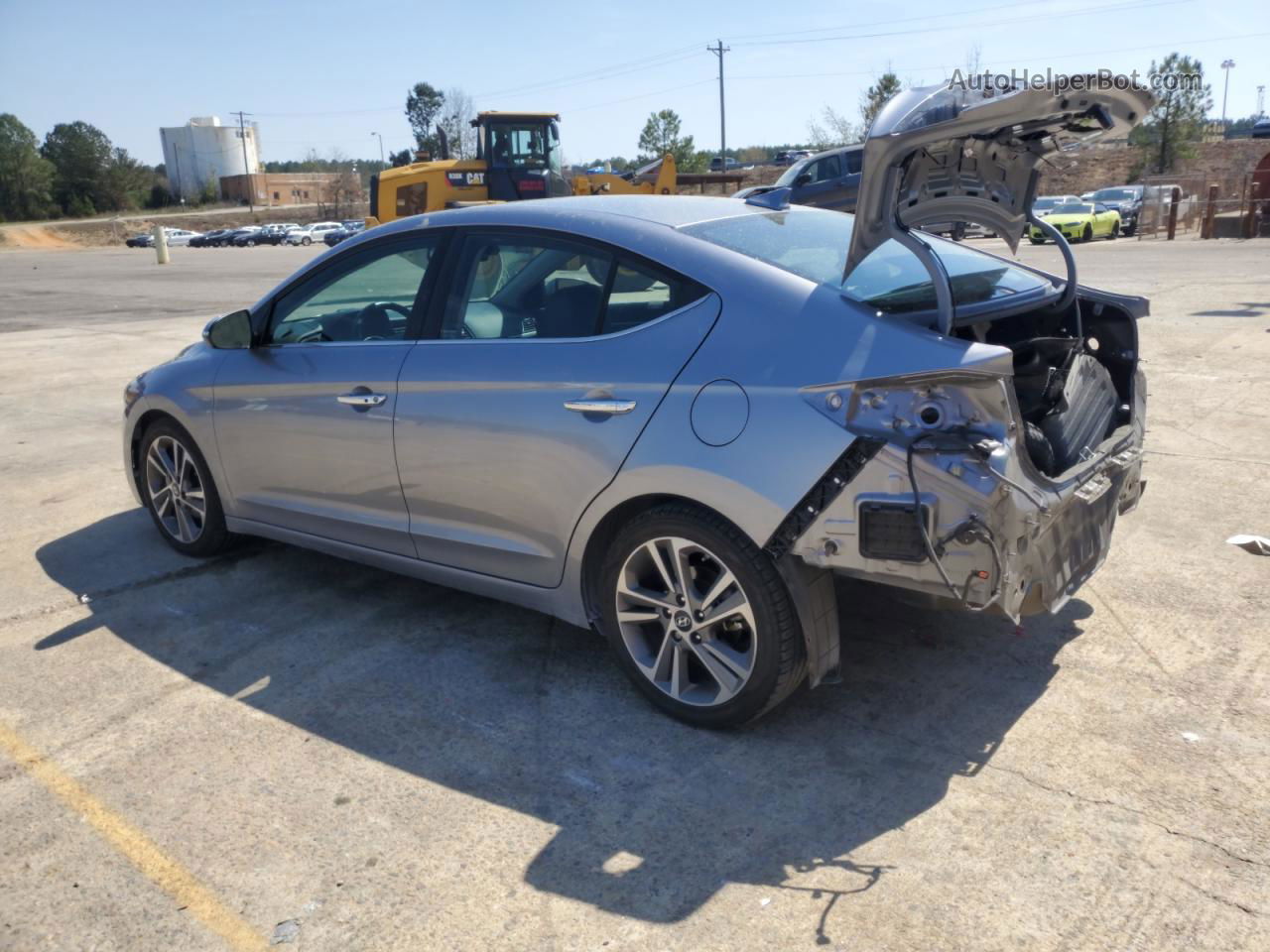 2017 Hyundai Elantra Se Silver vin: 5NPD84LF3HH012725