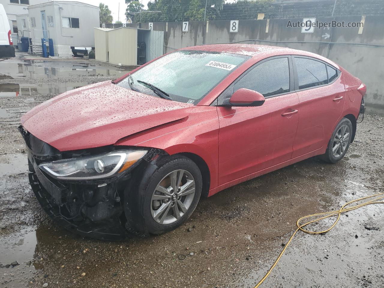 2017 Hyundai Elantra Se Red vin: 5NPD84LF3HH016208