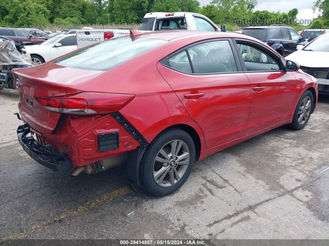 2017 Hyundai Elantra Se Красный vin: 5NPD84LF3HH021568