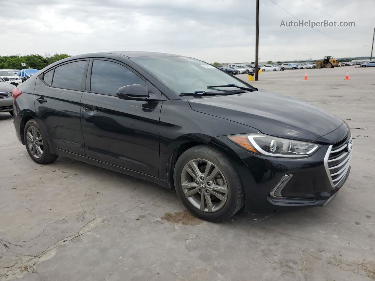 2017 Hyundai Elantra Se Black vin: 5NPD84LF3HH025443