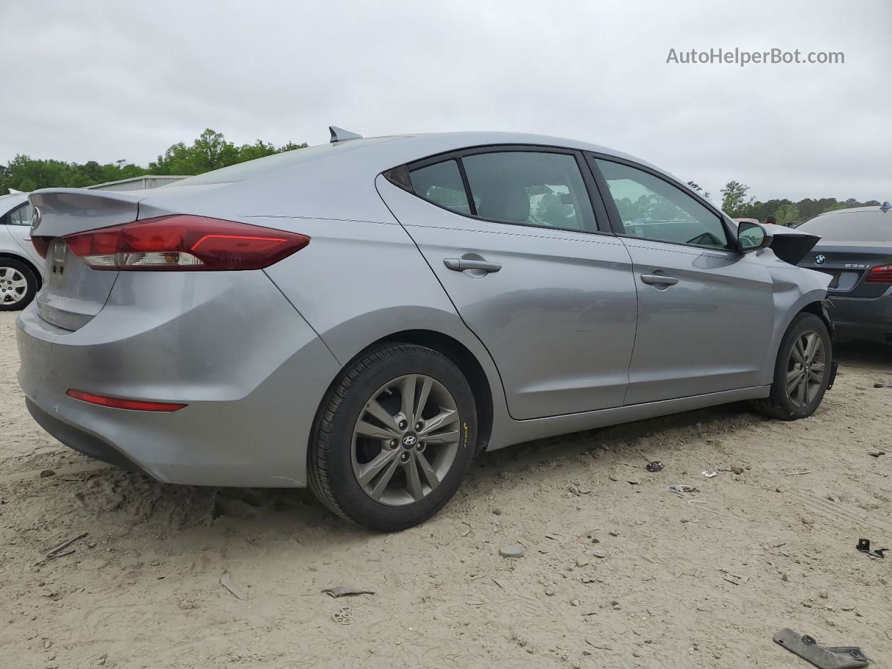 2017 Hyundai Elantra Se Silver vin: 5NPD84LF3HH027175