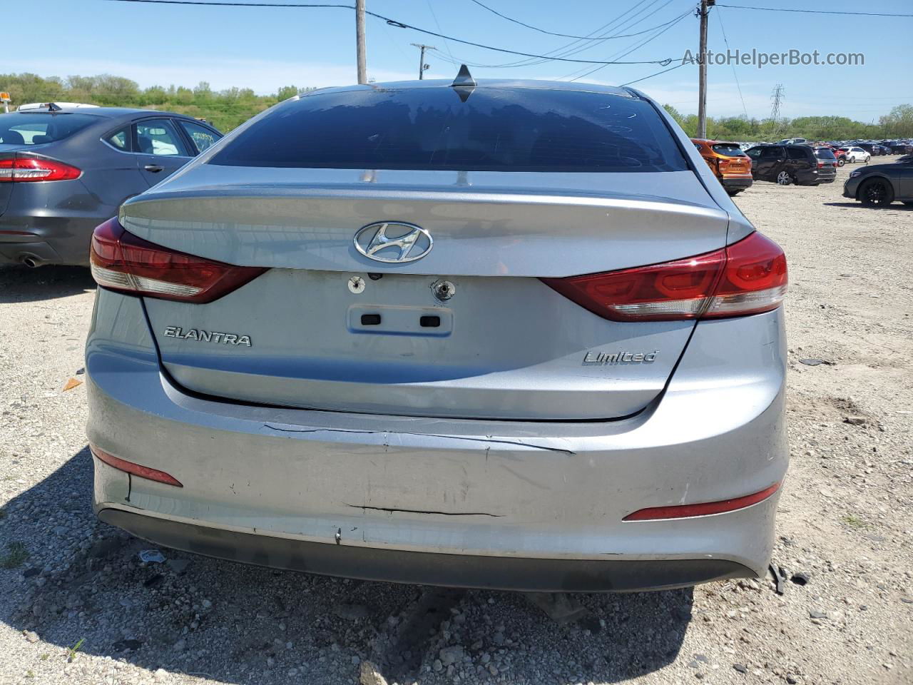 2017 Hyundai Elantra Se Silver vin: 5NPD84LF3HH039441