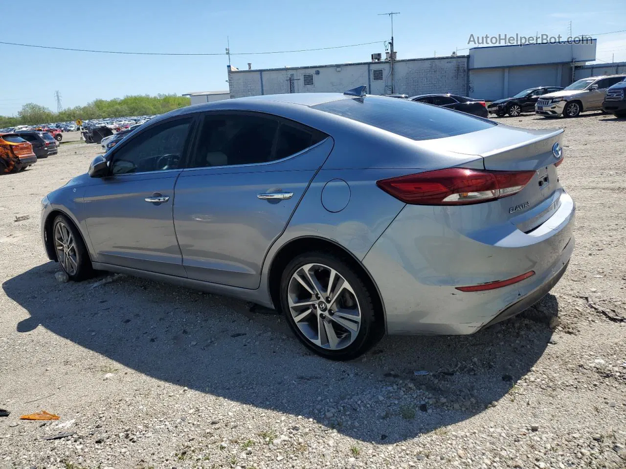 2017 Hyundai Elantra Se Silver vin: 5NPD84LF3HH039441