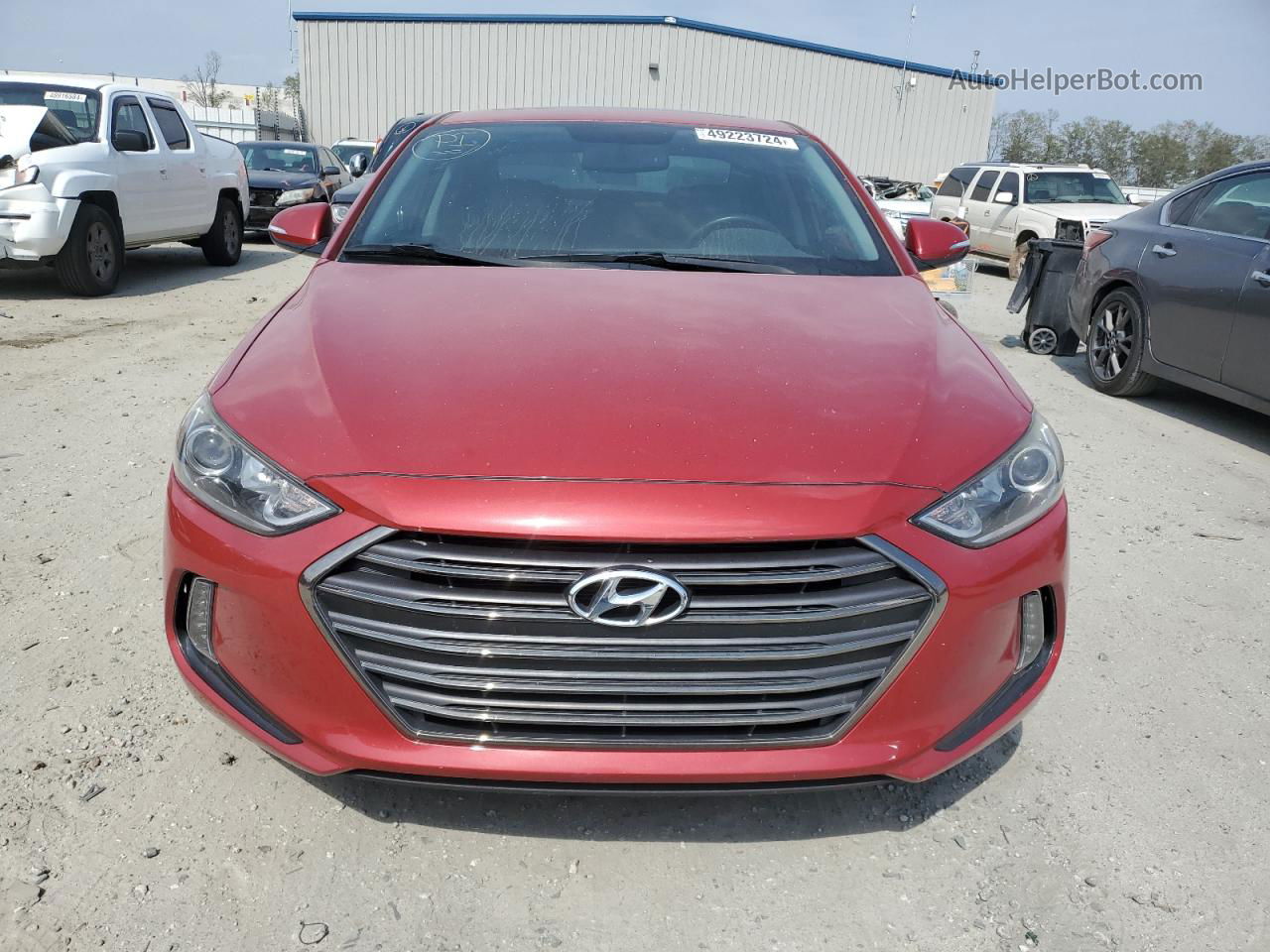 2017 Hyundai Elantra Se Red vin: 5NPD84LF3HH042887