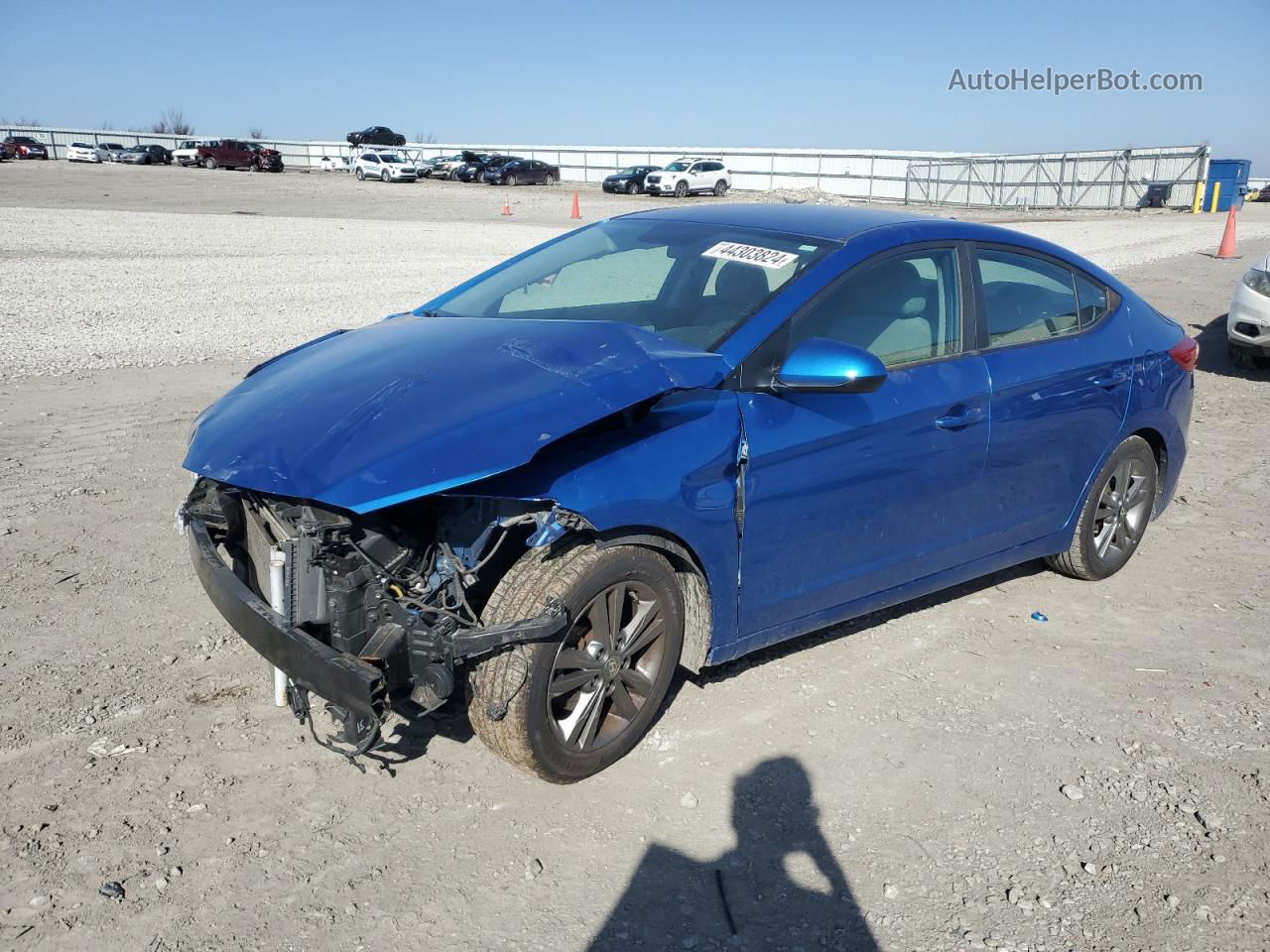 2017 Hyundai Elantra Se Blue vin: 5NPD84LF3HH044848