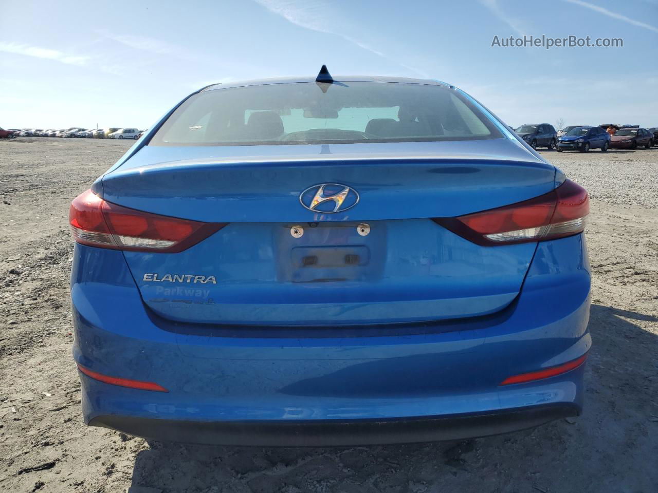 2017 Hyundai Elantra Se Blue vin: 5NPD84LF3HH044848