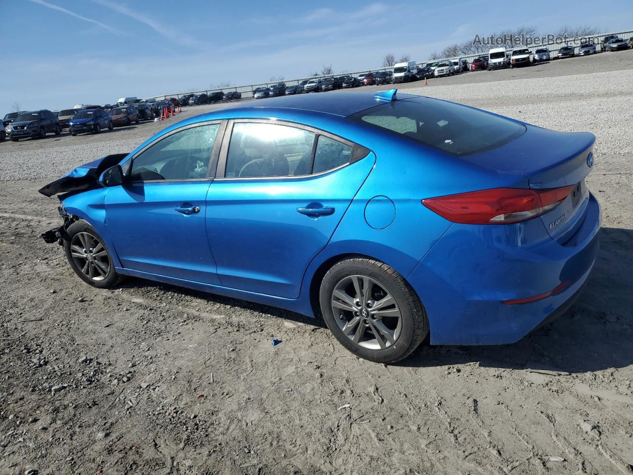 2017 Hyundai Elantra Se Blue vin: 5NPD84LF3HH044848