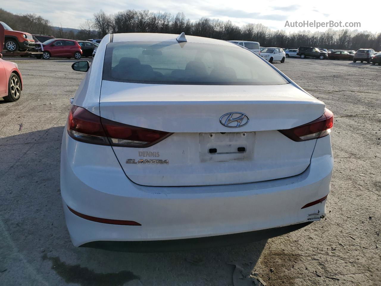 2017 Hyundai Elantra Se Белый vin: 5NPD84LF3HH049872