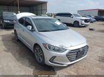 2017 Hyundai Elantra Limited Silver vin: 5NPD84LF3HH057180