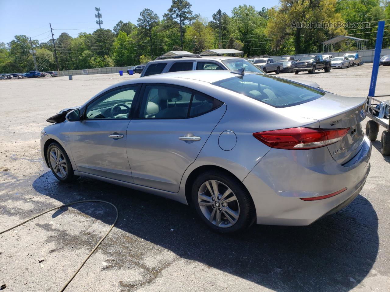 2017 Hyundai Elantra Se Gray vin: 5NPD84LF3HH086386