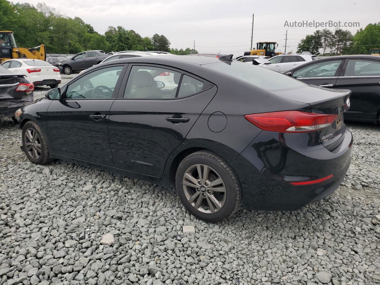 2017 Hyundai Elantra Se Black vin: 5NPD84LF3HH095458