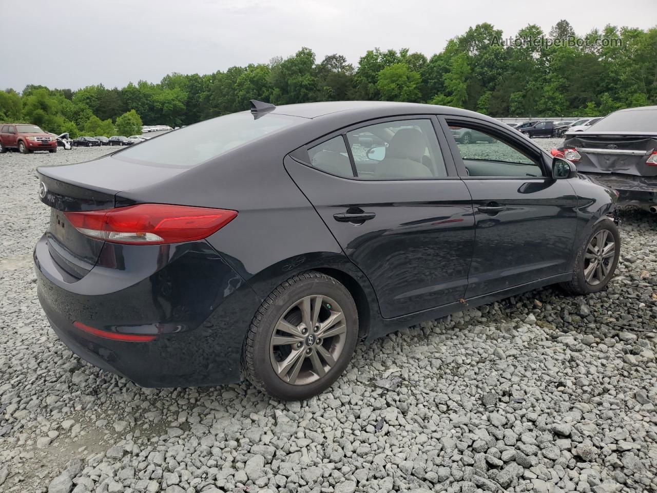 2017 Hyundai Elantra Se Black vin: 5NPD84LF3HH095458