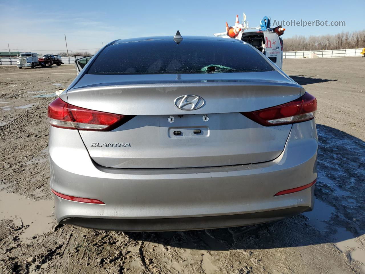 2017 Hyundai Elantra Se Silver vin: 5NPD84LF3HH099137