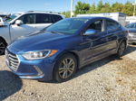 2017 Hyundai Elantra Se Blue vin: 5NPD84LF3HH115563