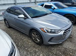 2017 Hyundai Elantra Se Gray vin: 5NPD84LF3HH175147