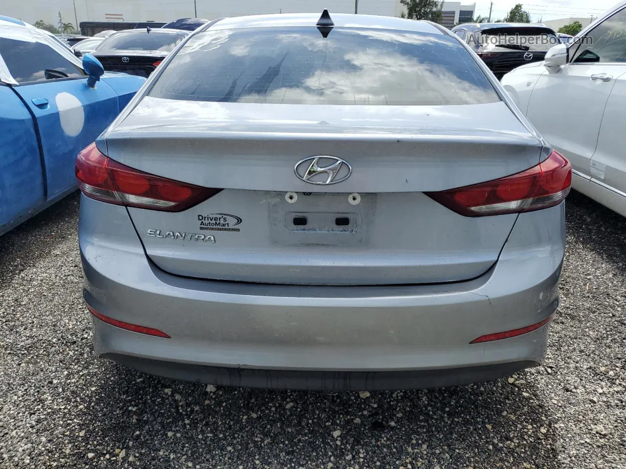 2017 Hyundai Elantra Se Серый vin: 5NPD84LF3HH175147