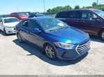 2017 Hyundai Elantra Se Синий vin: 5NPD84LF3HH200807