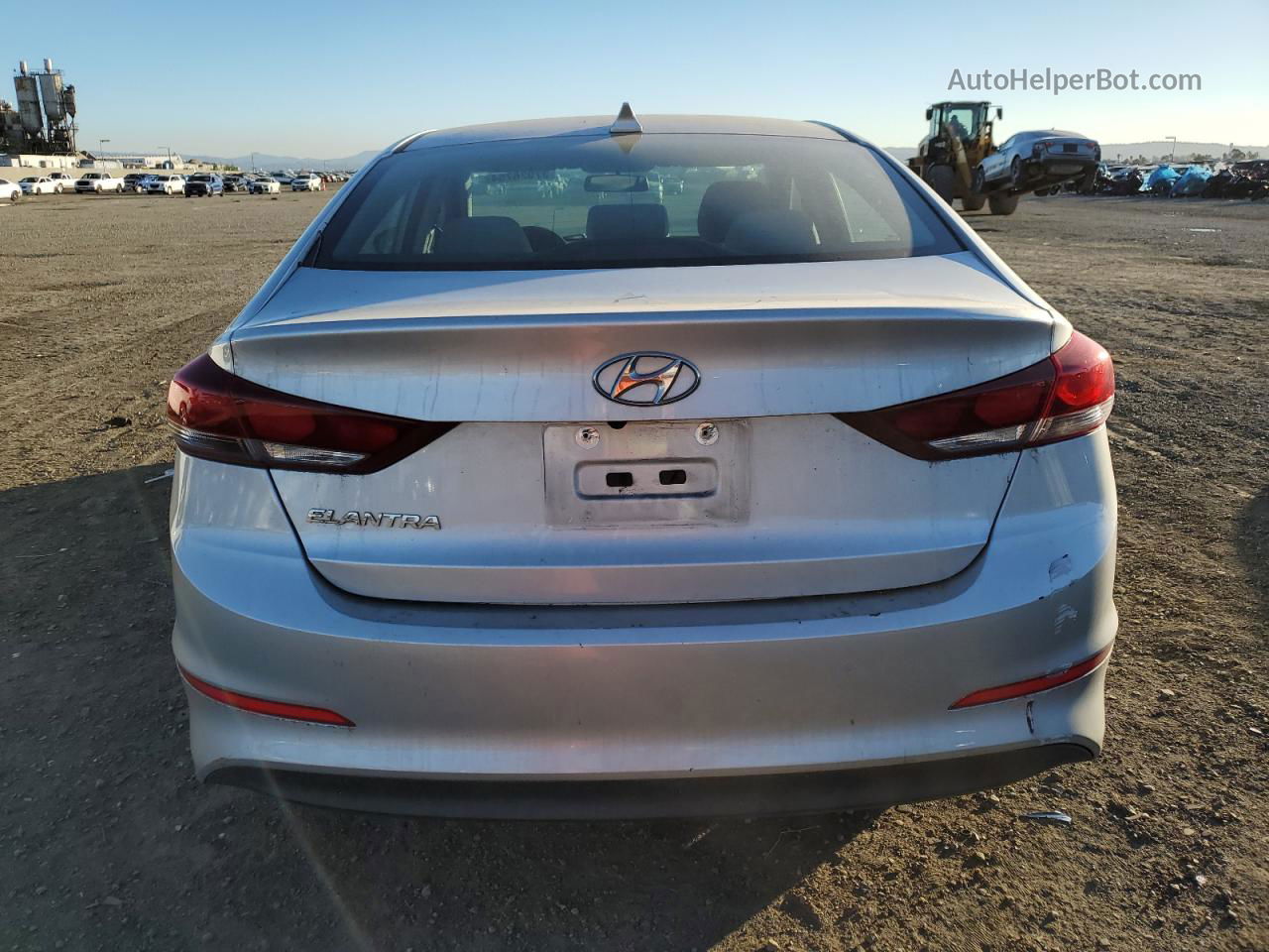 2018 Hyundai Elantra Sel Silver vin: 5NPD84LF3JH227933