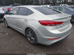 2018 Hyundai Elantra Sel Серебряный vin: 5NPD84LF3JH238799