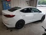 2018 Hyundai Elantra Sel White vin: 5NPD84LF3JH245297