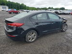 2018 Hyundai Elantra Sel Black vin: 5NPD84LF3JH255344