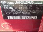 2018 Hyundai Elantra Sel Красный vin: 5NPD84LF3JH300850