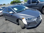 2018 Hyundai Elantra Value Edition Gray vin: 5NPD84LF3JH356481