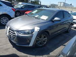 2018 Hyundai Elantra Value Edition Gray vin: 5NPD84LF3JH356481