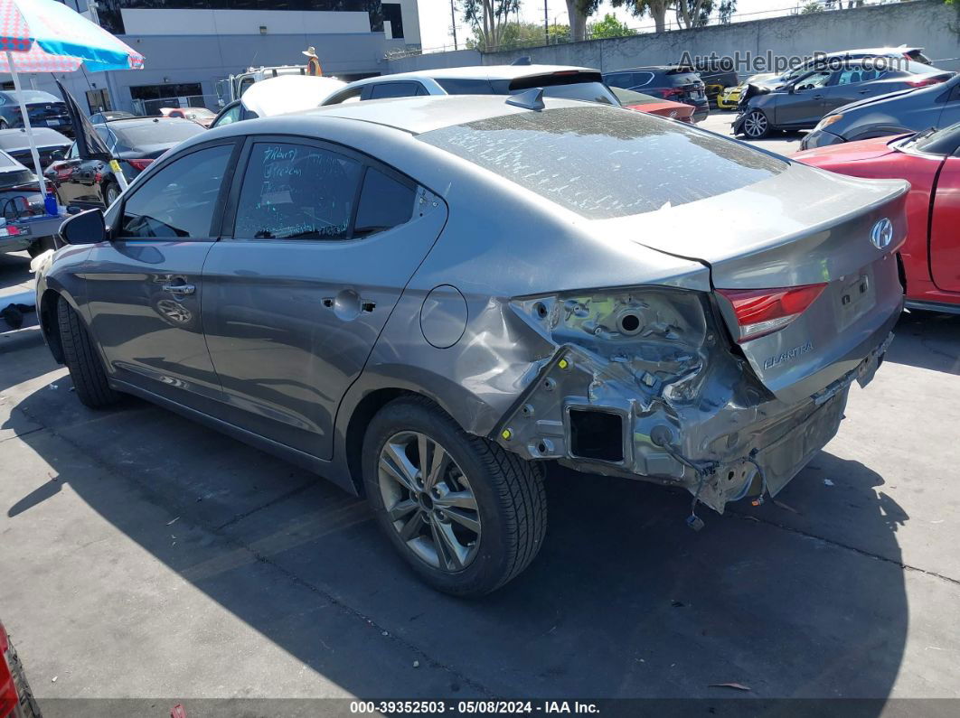 2018 Hyundai Elantra Value Edition Gray vin: 5NPD84LF3JH356481