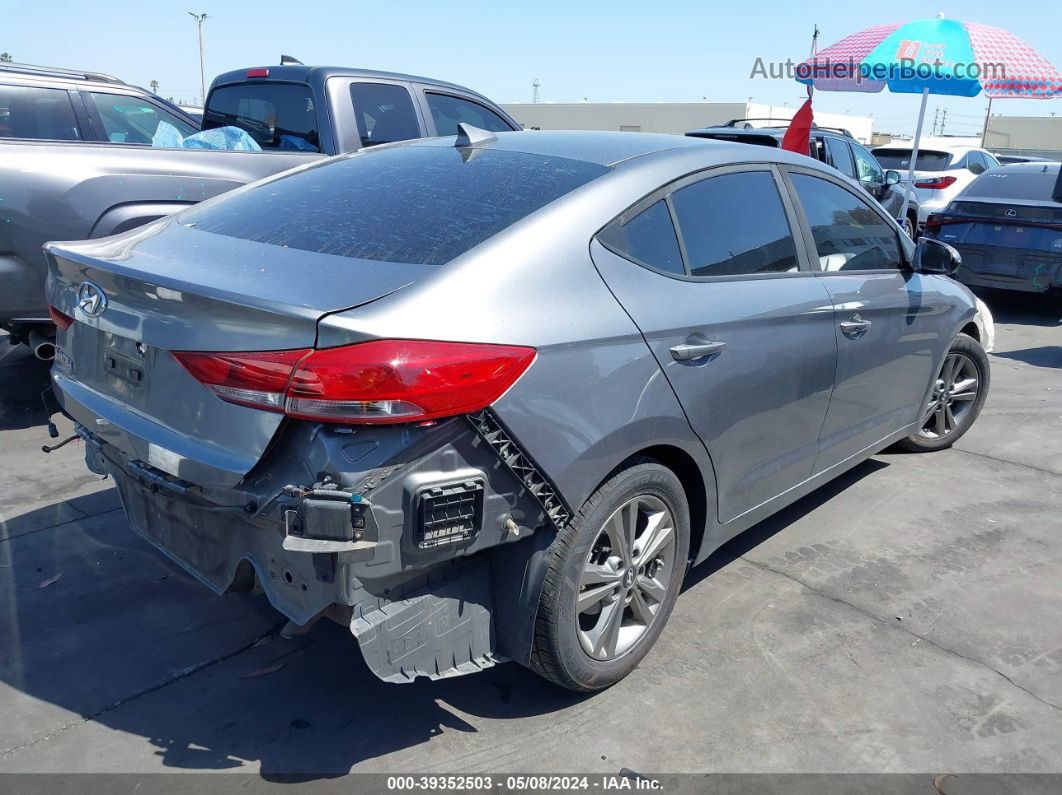 2018 Hyundai Elantra Value Edition Gray vin: 5NPD84LF3JH356481